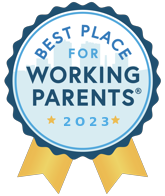 Best Place for Working Parents 2023 Winner Badge